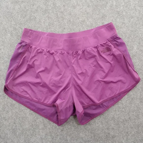 The North Face Shorts Womens Large Purple Versitas Lined Running Flash Dry